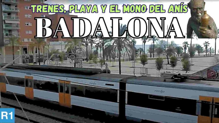 Ubicación de la Estación de Tren en Badalona